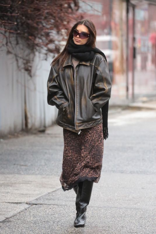 EMILY RATAJKOWSKI Out and About in New York 01/26/2024
