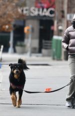 EMILY RATAJKOWSKI Takes Her Dog for a Walk in New York 01/15/2024
