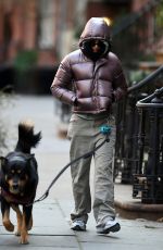 EMILY RATAJKOWSKI Takes Her Dog for a Walk in New York 01/15/2024