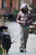 EMILY RATAJKOWSKI Takes Her Dog for a Walk in New York 01/15/2024