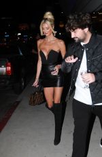 EMMA HERNAN Films a Scene for Selling Sunset Season 7 at The Classic Cat in West Hollywood 01/20/2024