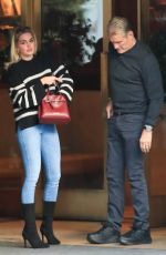 EMMA KROKDAL and Dolph Lundgren Out in Los Angeles 01/25/2024