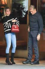 EMMA KROKDAL and Dolph Lundgren Out in Los Angeles 01/25/2024