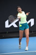 EMMA RADUCANU at Kids Tennis Day Arena Spectacular Ahead of Australian Open in Melbourne 01/13/2024