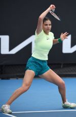 EMMA RADUCANU at Kids Tennis Day Arena Spectacular Ahead of Australian Open in Melbourne 01/13/2024