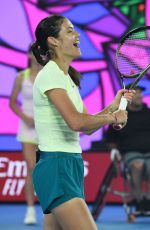 EMMA RADUCANU at Kids Tennis Day Arena Spectacular Ahead of Australian Open in Melbourne 01/13/2024