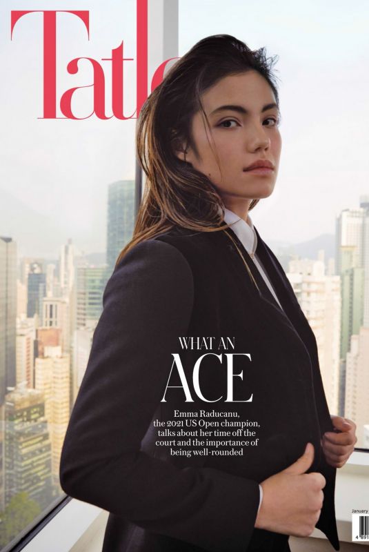 EMMA RADUCANU in Tatler Hong Kong, January 2024
