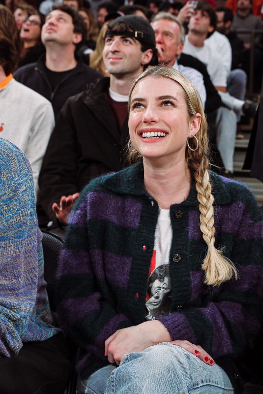 EMMA ROBERTS at Chicago Bulls vs Mew York Knicks Game 01/03/2024