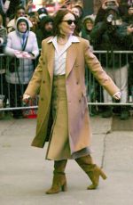 EMMA STONE Arrives at Good Morning America in New York 01/30/2024