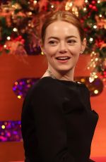 EMMA STONE at Graham Norton Show 12/31/2023