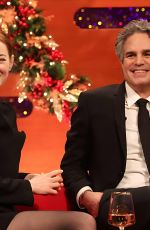 EMMA STONE at Graham Norton Show 12/31/2023