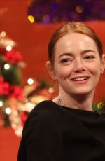 EMMA STONE at Graham Norton Show 12/31/2023