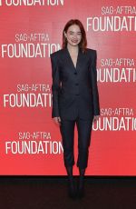 EMMA STONE at SAG-AFTRA Career Retrospective Conversation in New York 01/25/2024