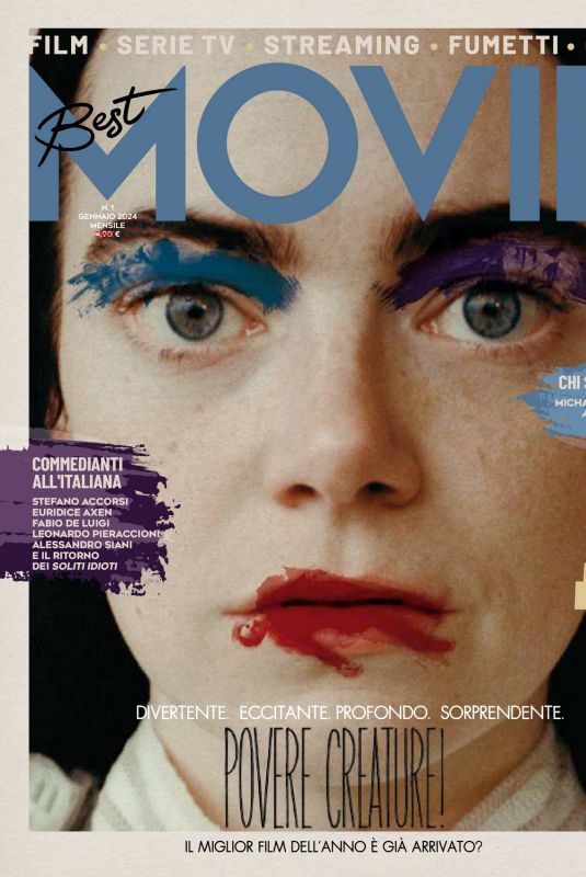 EMMA STONE in Best Movie Magazine, January 2024