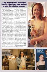 EMMA STONE in Hello! Magazine UK, January 2024