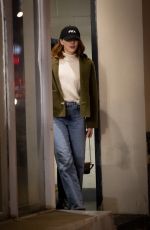 EMMA STONE Out for Dinner at Sushi Park in Los Angeles 01/12/2024