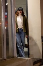 EMMA STONE Out for Dinner at Sushi Park in Los Angeles 01/12/2024