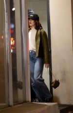 EMMA STONE Out for Dinner at Sushi Park in Los Angeles 01/12/2024
