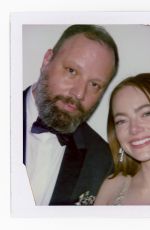 EMMA STONE - Polaroids for Vulture at Golden Globes 2024