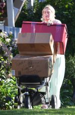 ERIKA ELENIAK and Her Daughter Out for a Dog Walk in Los Angeles 01/10/2024
