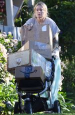 ERIKA ELENIAK and Her Daughter Out for a Dog Walk in Los Angeles 01/10/2024