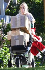 ERIKA ELENIAK and Her Daughter Out for a Dog Walk in Los Angeles 01/10/2024