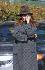 EVA MENDES Out and About in Santa Barbara 01/25/2024