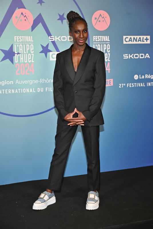 EYE HAIDARA at 27th Alpe d Huez Film Festival Closing Ceremony 01/20/2024
