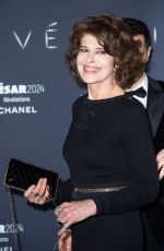 FANNY ARDANT at Cesar Revelations 2024 in Paris 01/15/2024