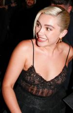 FLORENCE PUGH Arrives at Valentino SS24 Show Afterparty in Paris 01/24/2024