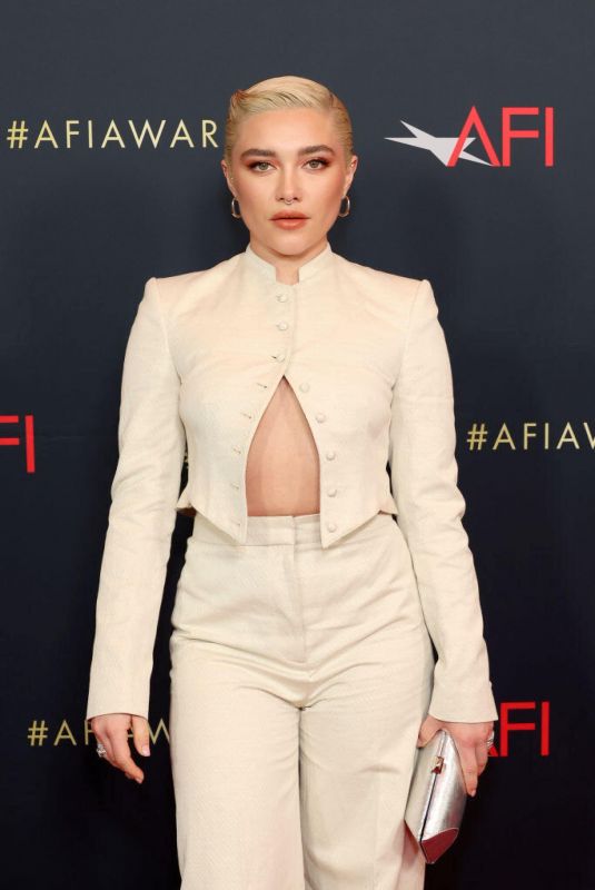 FLORENCE PUGH at AFI Awards Luncheon in Los Angeles 01/12/2024