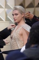 FLORENCE PUGH on the Set of a Valentino Photoshoot in Rome 01/27/2024