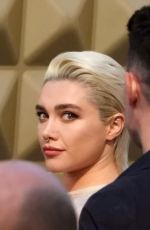 FLORENCE PUGH on the Set of a Valentino Photoshoot in Rome 01/27/2024