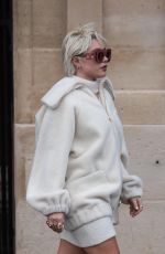 FLORENCE PUGH Out and About in Paris 01/23/2024