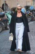 FLORENCE PUGH Out and About in Rome 01/25/2024