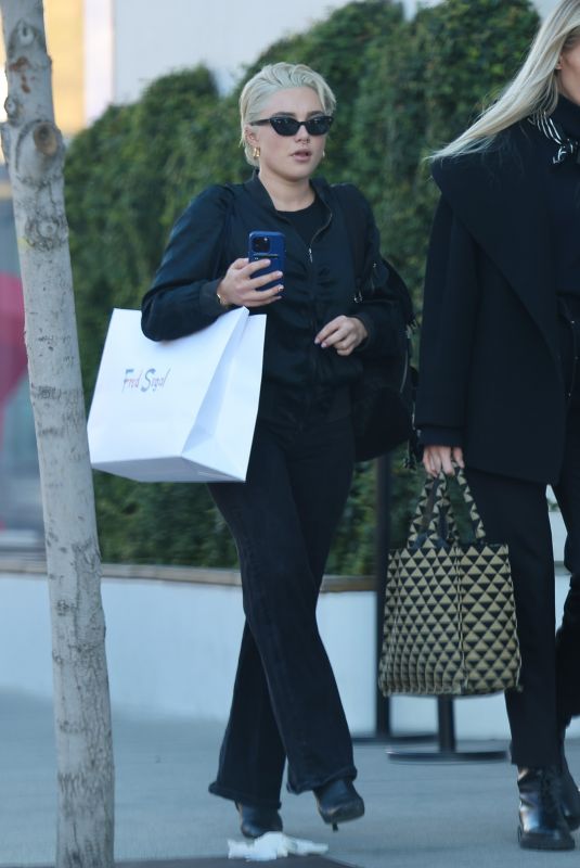 FLORENCE PUGH Out Shopping at Fred Segal in Los Angeles 01/08/2024
