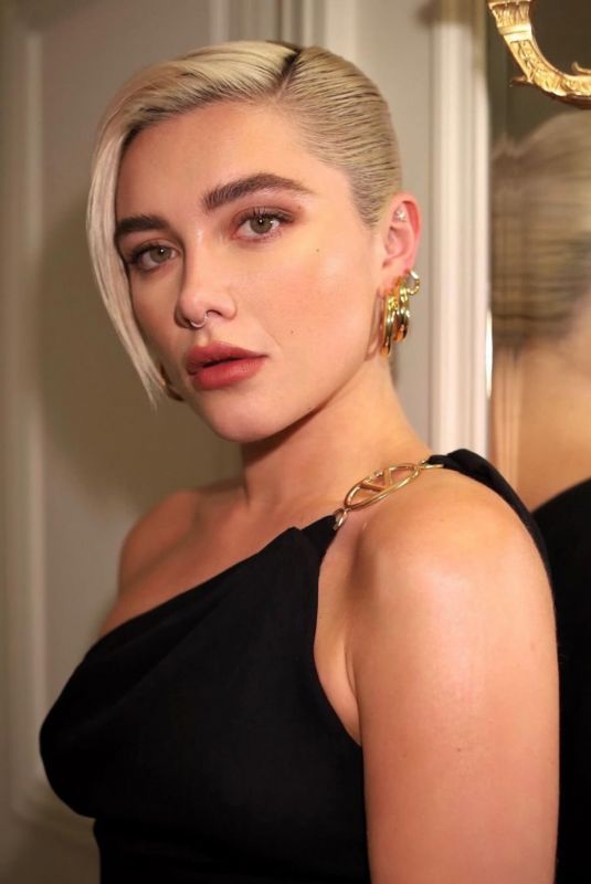 FLORENCE PUGH – Valentino Haute Couture Spring/summer 2024 Show Portraits, January 2024