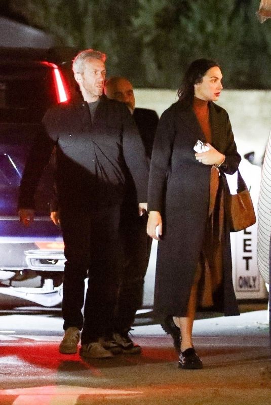 GAL GADOT Out for Dinner Date at Matsuhisa in Beverly Hills 01/11/2024