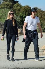 GEORGINA CHAPMAN and Adrien Brody Out in Los Angeles 01/13/2024