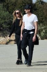 GEORGINA CHAPMAN and Adrien Brody Out in Los Angeles 01/13/2024