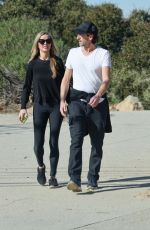 GEORGINA CHAPMAN and Adrien Brody Out in Los Angeles 01/13/2024