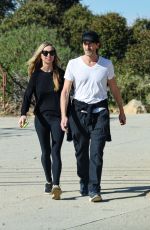GEORGINA CHAPMAN and Adrien Brody Out in Los Angeles 01/13/2024