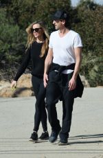 GEORGINA CHAPMAN and Adrien Brody Out in Los Angeles 01/13/2024