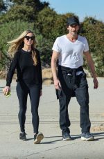 GEORGINA CHAPMAN and Adrien Brody Out in Los Angeles 01/13/2024