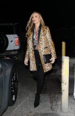 GEORGINA CHAPMAN Leaves Funke in Beverly Hills 01/14/2024