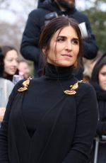 GERALDINE NAKACHE Arrives at Schiaparelli Haute Couture Spring/Summer 2024 Show at Paris Fashion Week 01/22/2024