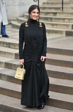GERALDINE NAKACHE Arrives at Schiaparelli Haute Couture Spring/Summer 2024 Show at Paris Fashion Week 01/22/2024