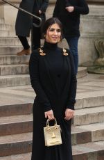 GERALDINE NAKACHE Arrives at Schiaparelli Haute Couture Spring/Summer 2024 Show at Paris Fashion Week 01/22/2024