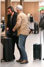 GIGI HADID and Bradley Cooper at Airport in New York 01/23/2024