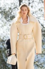 GIGI HADID at Jacquemus Show in Saint-Paul-De-Vence 01/29/2024